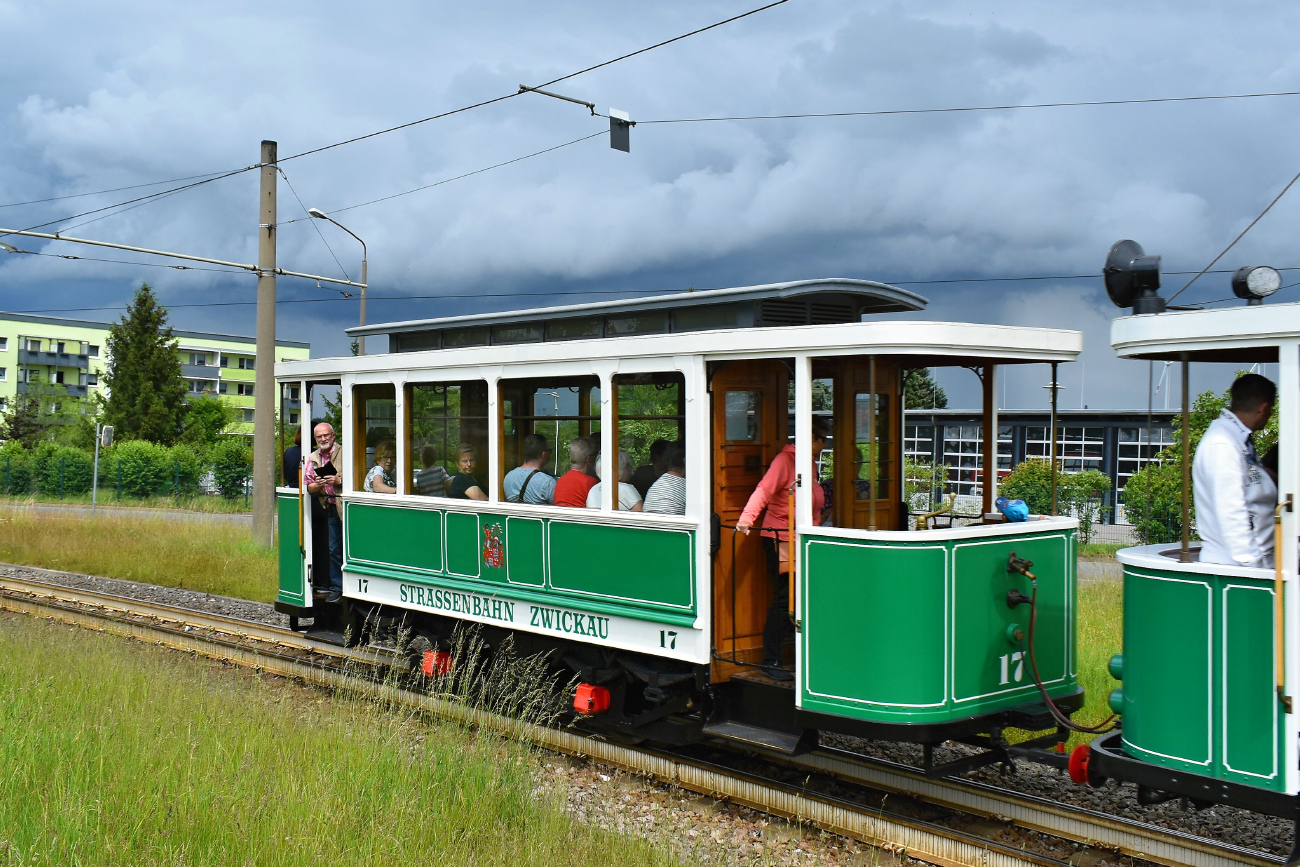 Zwickau, Esslingen 2-axle trailer car № 17