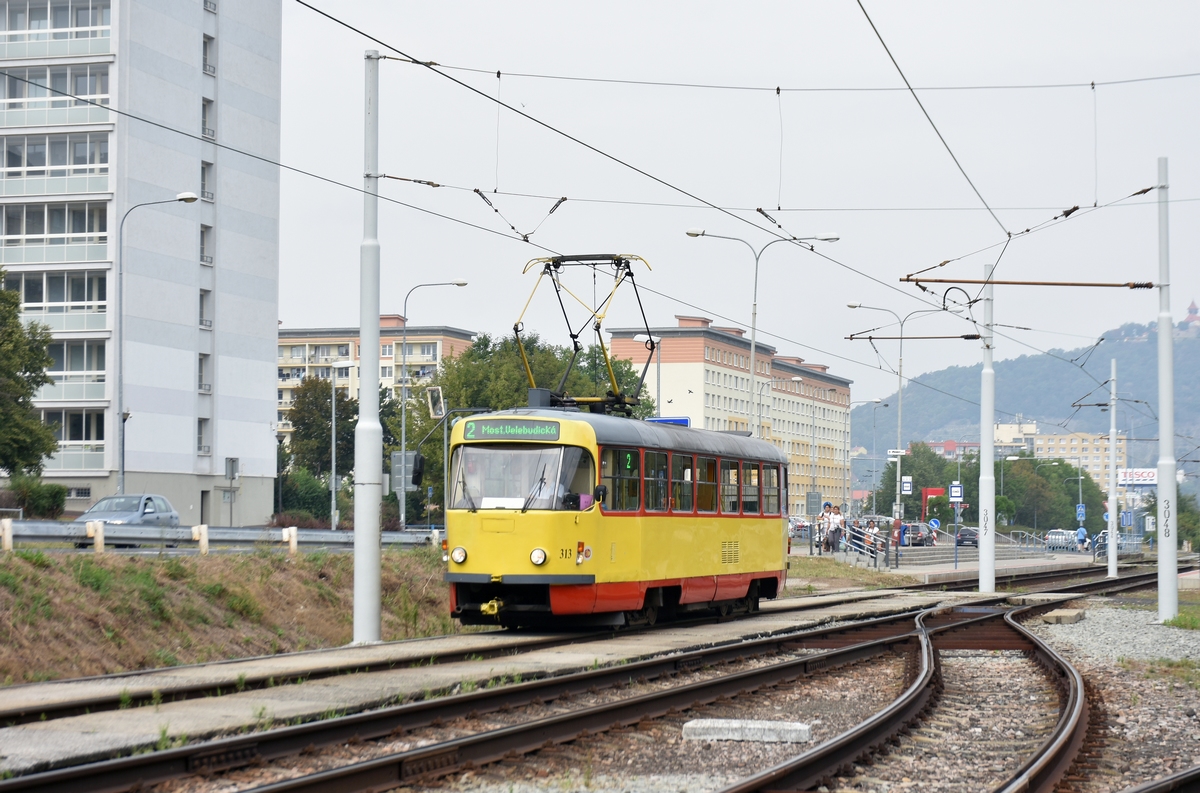 Мост ― Литвинов, Tatra T3M.3 № 313
