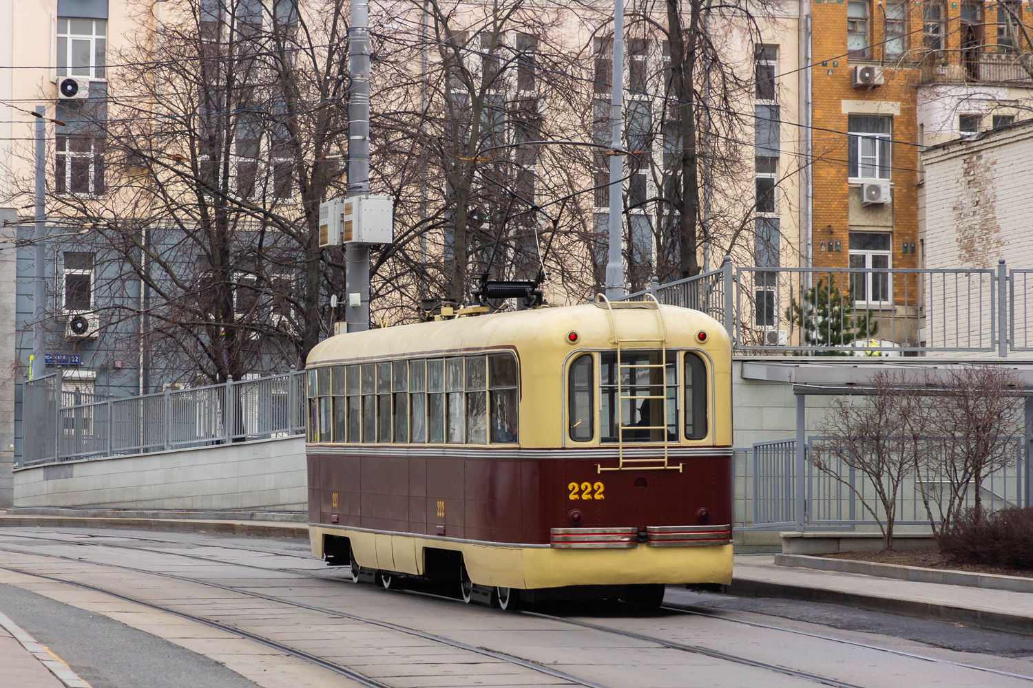 莫斯科, RVZ-6 # 222; 莫斯科 — Celebrating the 125th anniversary of the Moscow tram (parade rehearsals on 03/29/2024 and 04/03/2024, parade and tram exhibition on 04/06/2024)