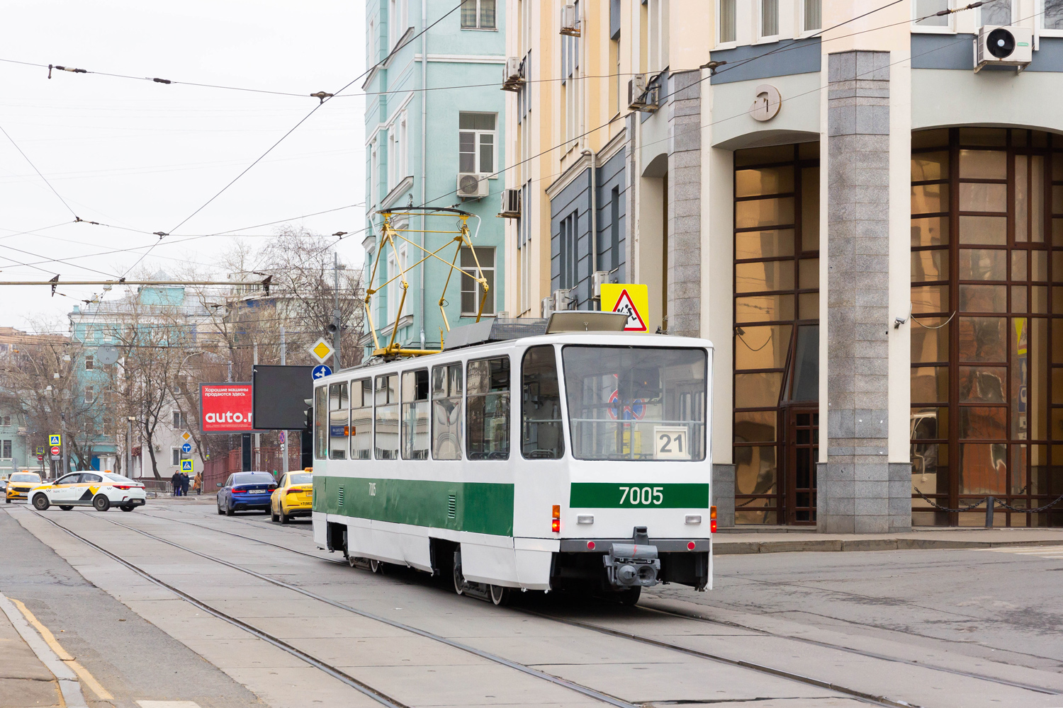 Москва, Tatra T7B5 № 7005; Москва — Празднование 125-летия Московского трамвая (репетиции парада 29.03.2024 и 03.04.2024, парад и выставка трамваев 06.04.2024)