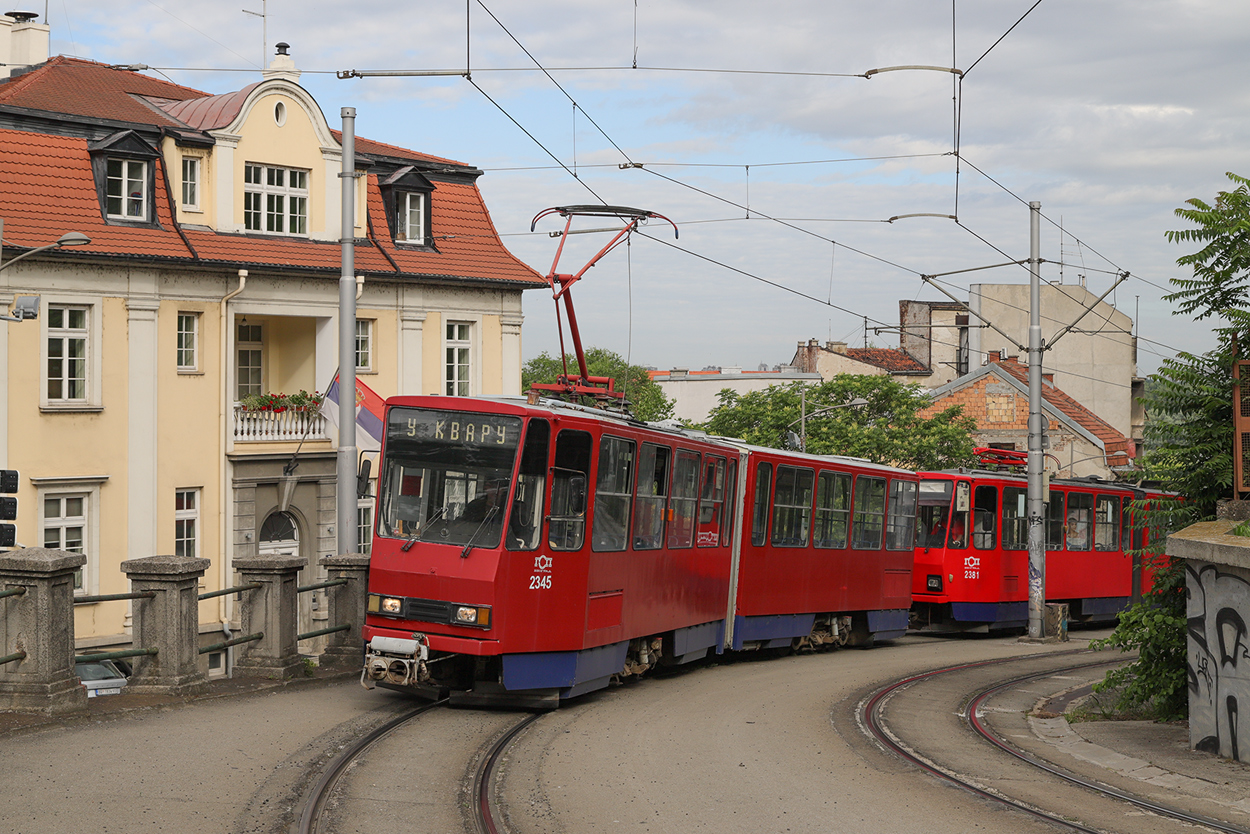 Белград, Tatra KT4YU-M № 2345