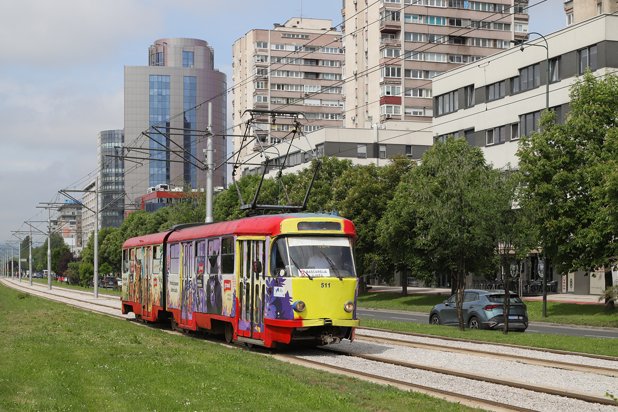 Сараево, Tatra K2YU № 511