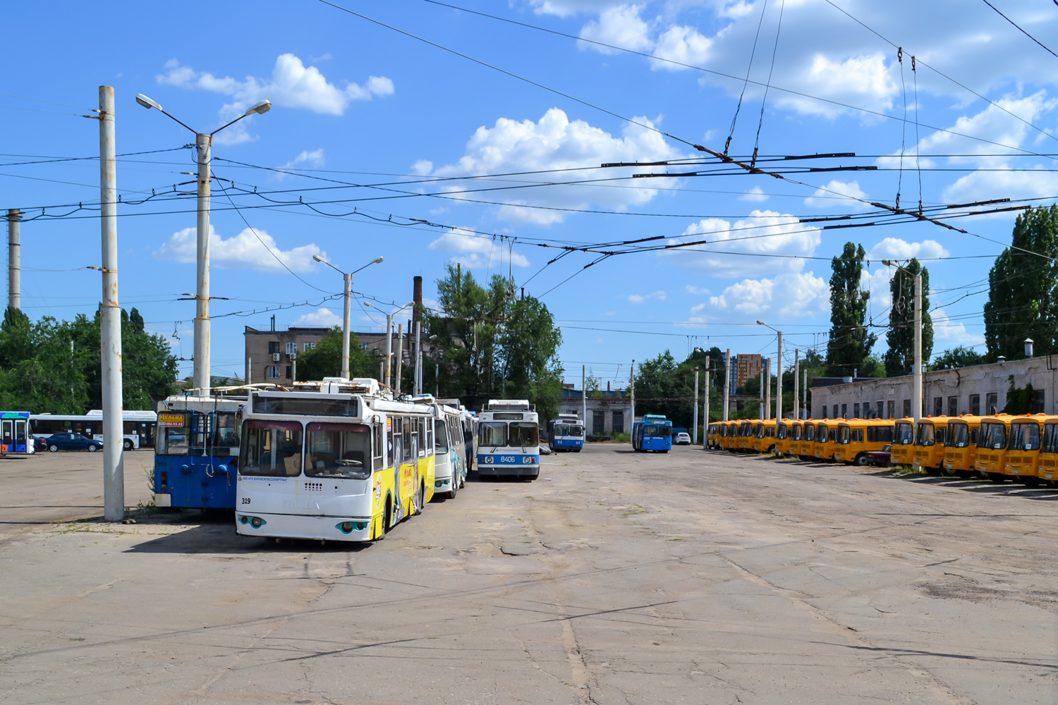 Воронеж, ЗиУ-682Г-016.02 № 319; Воронеж — Троллейбусное депо № 1