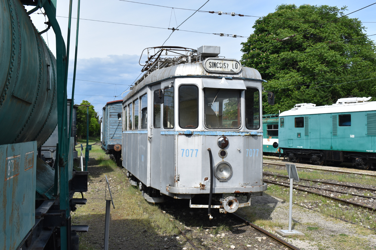Budapest, Rail grinding car № 7077; Budapest — Museums Budapest, Rail grinding car № 7077; Budapest — Museums