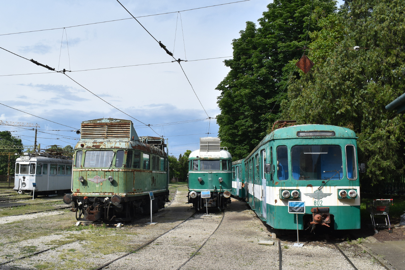 Будапешт, Тепловоз № 41 (DL 41); Будапешт, M IX A № 802; Будапешт — Музеи
