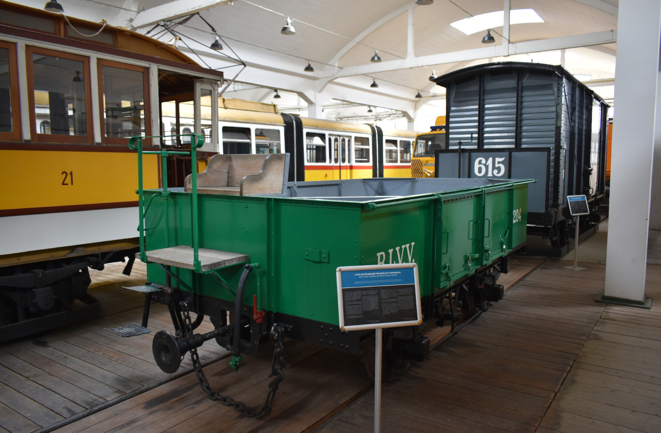 Budapest, Ganz 2-axle trailer car № 204; Budapest — Museums