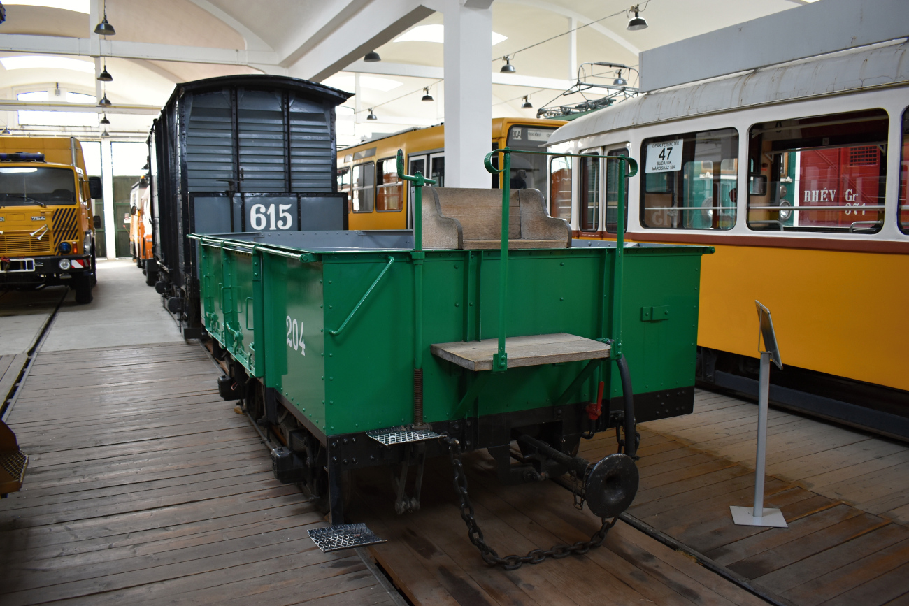 Будапешт, Двухосный прицепной Ganz № 204; Будапешт — Музеи