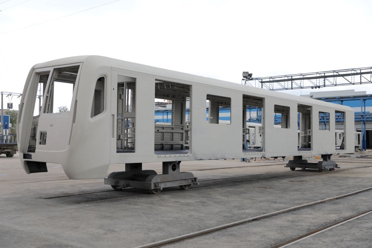 Мытищи — АО "Метровагонмаш"; Минск — Метрополитен — Подвижной состав; Мытищи — Новые вагоны