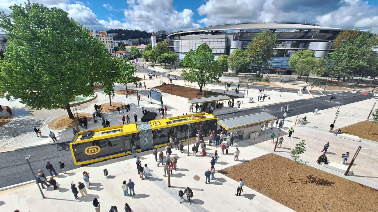 Коимбра — Разные фотографии; Коимбра — Строительство Metro Mondego
