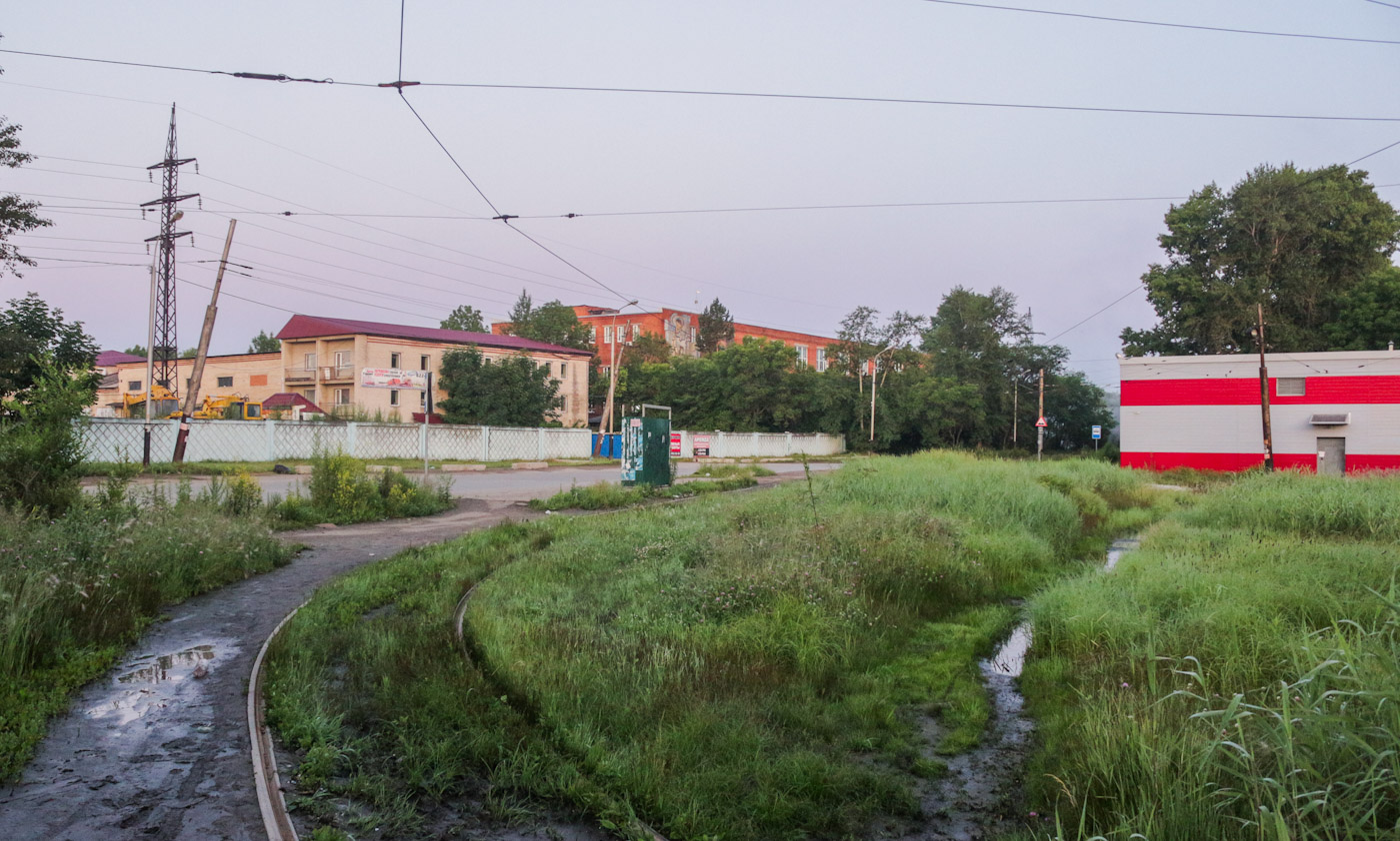 Khabarovsk — Electric Transport Lines and Infrastructure; Khabarovsk — tram line