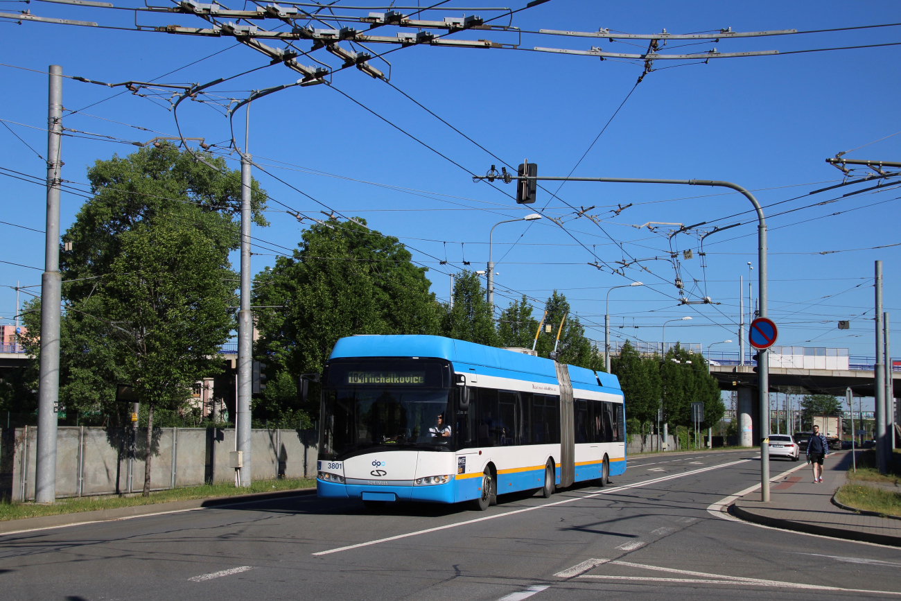 Острава, Solaris Trollino III 18 AC № 3801 Острава, Solaris Trollino III 18 AC № 3801