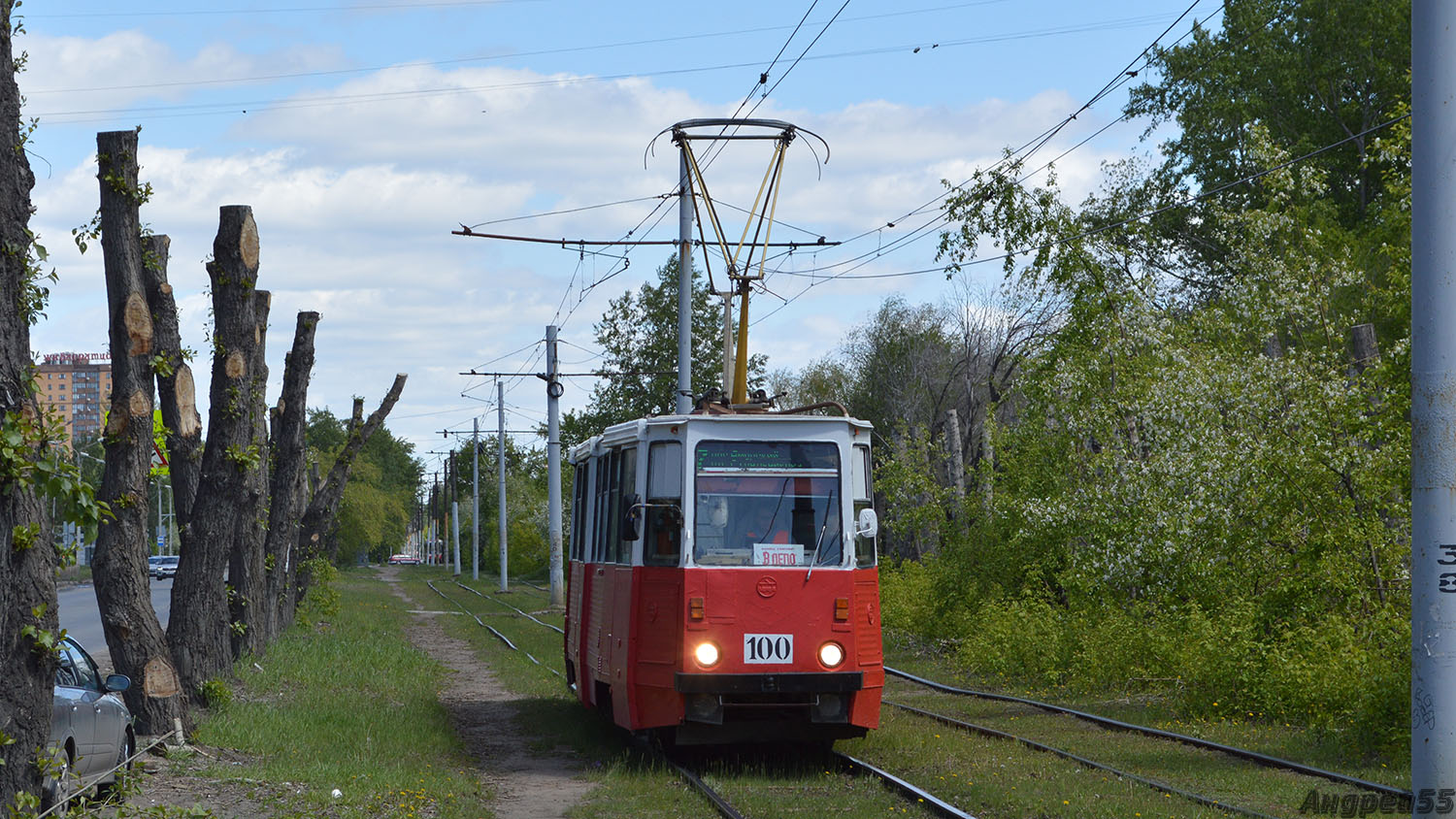Омск, 71-605 (КТМ-5М3) № 100