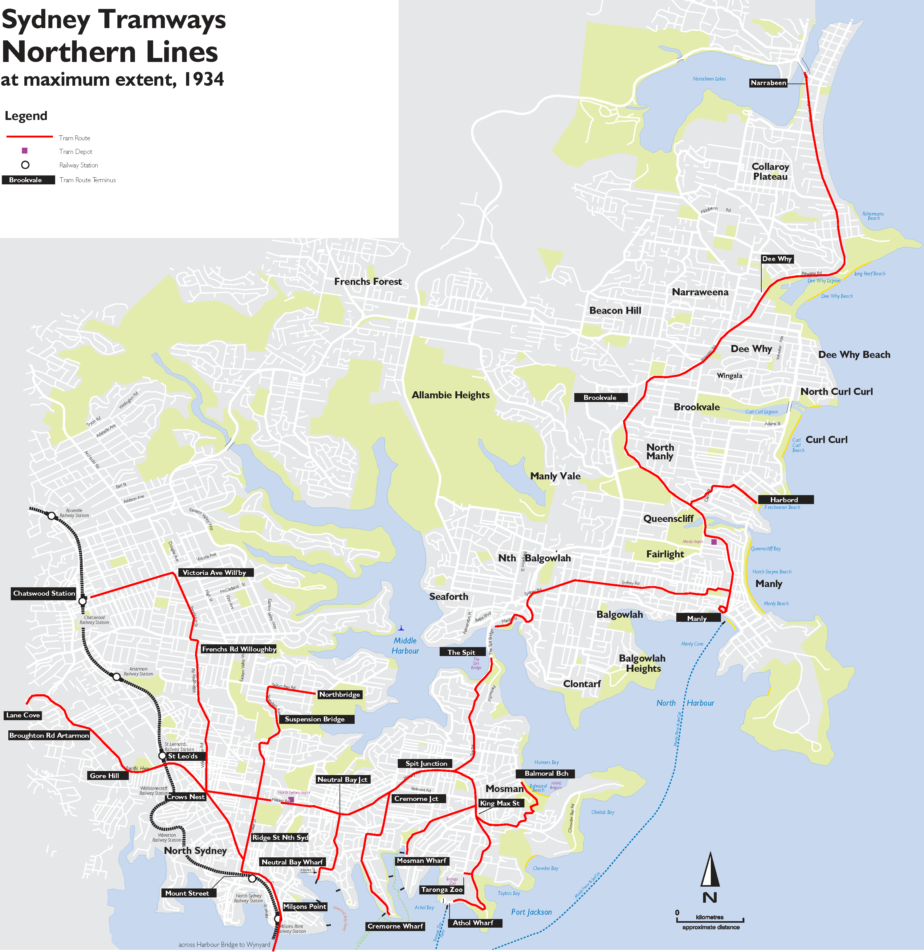 Сидней — Схемы