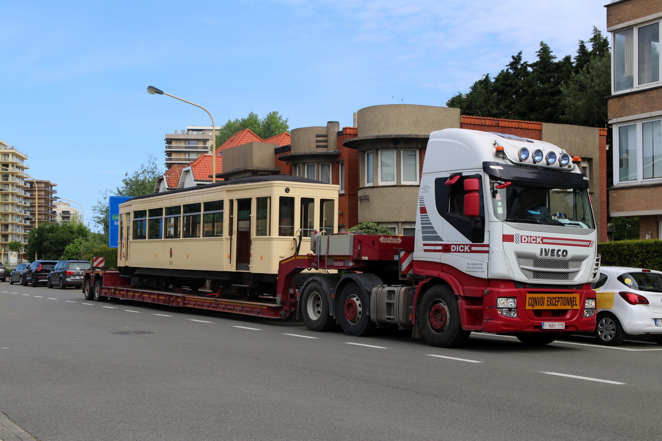 Береговой трамвай, SNCV Destelbergen прицепной № 19537