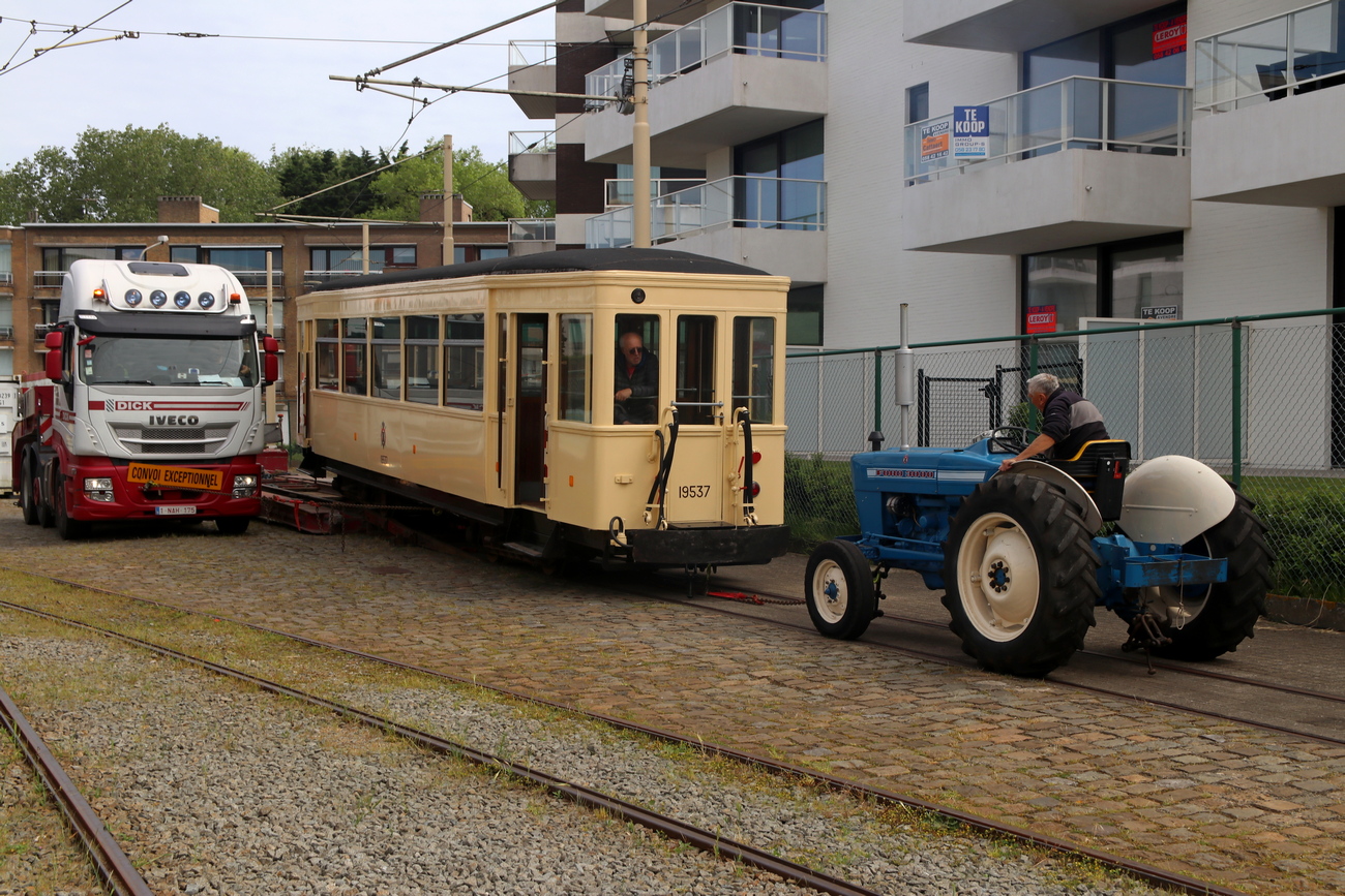 Береговой трамвай, SNCV Destelbergen прицепной № 19537