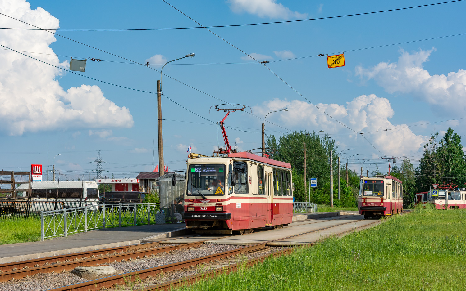 Санкт Петербург, ТС-77 № 3623