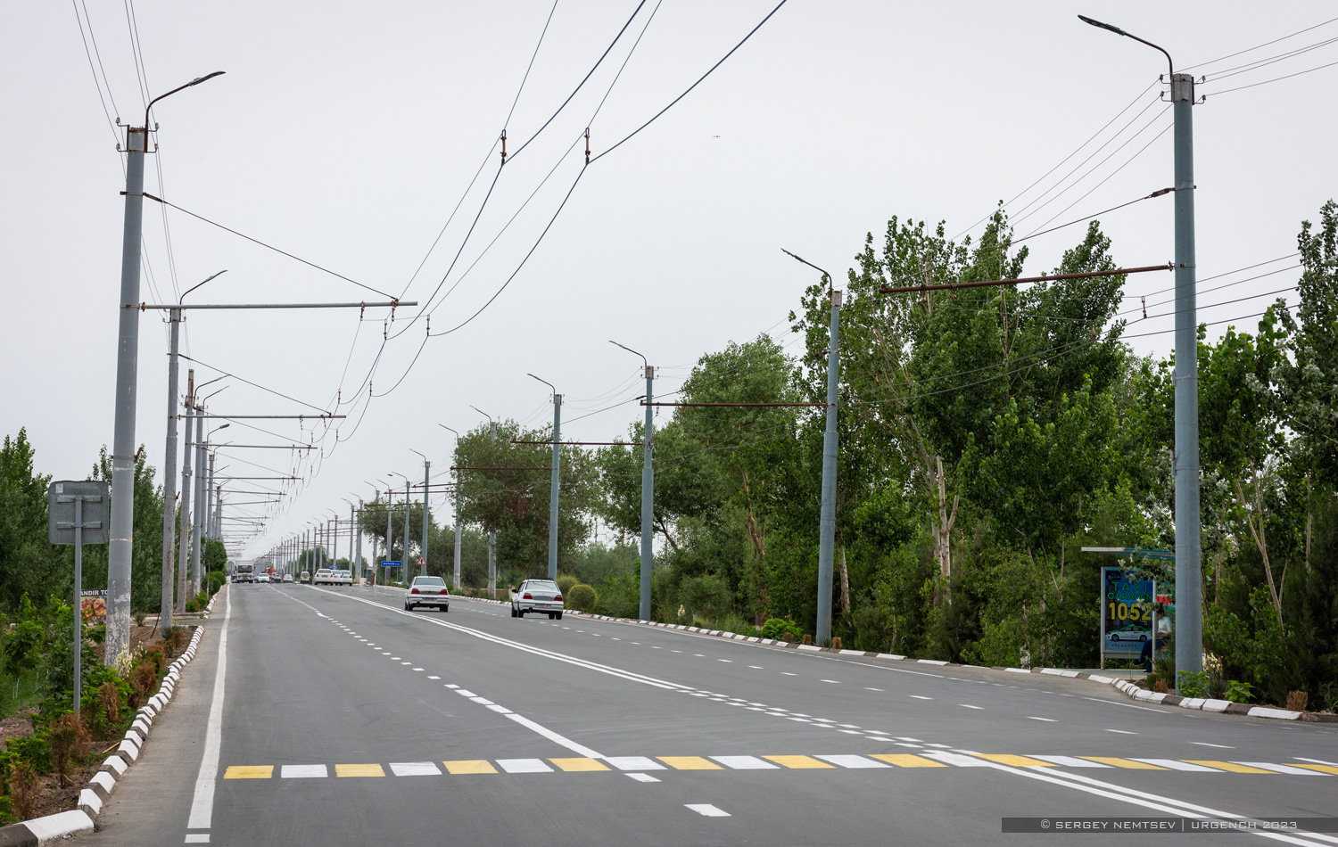 Ургенч — Троллейбусная сеть и инфраструктура