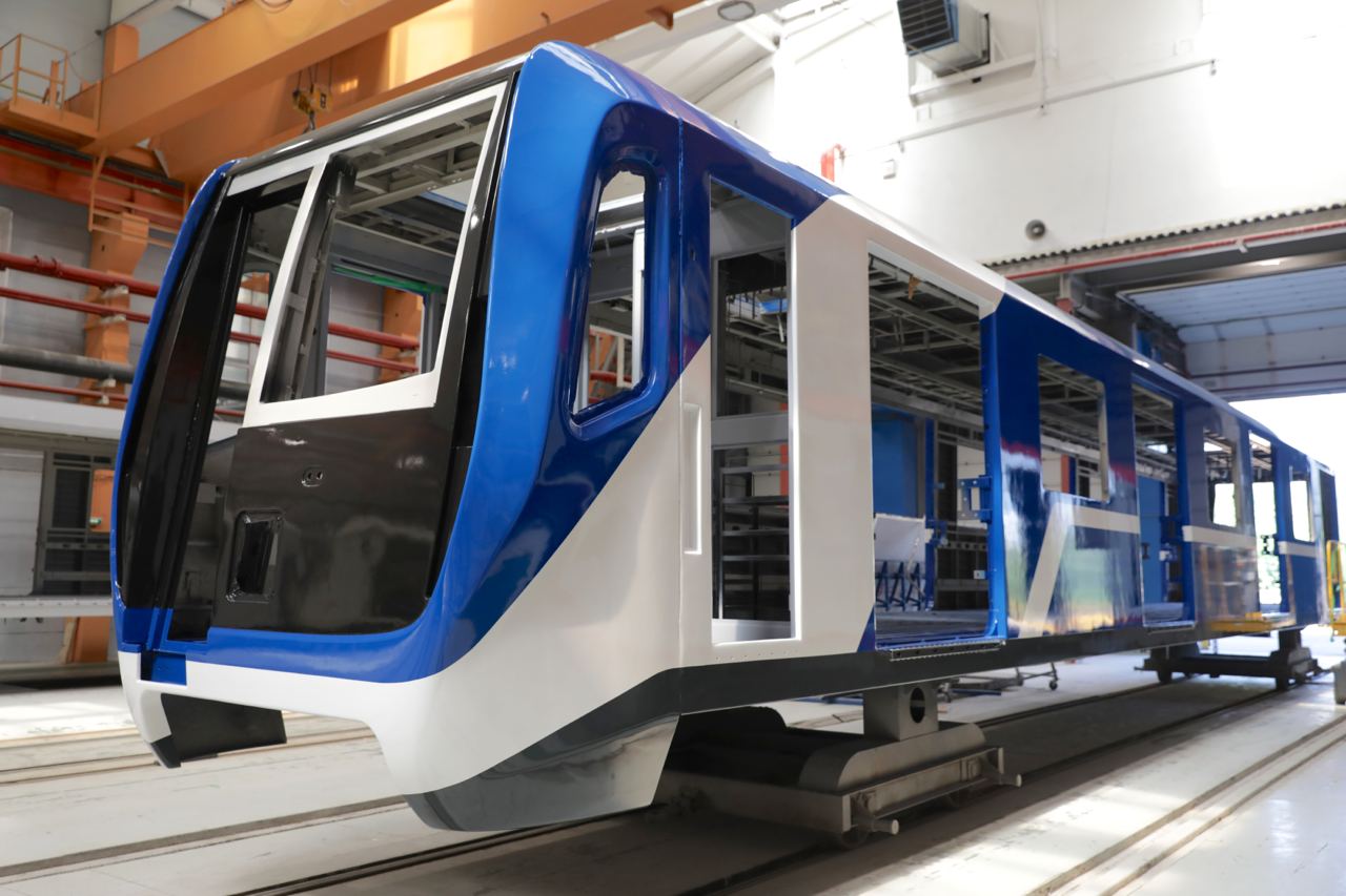 Мытищи — АО "Метровагонмаш"; Минск — Метрополитен — Подвижной состав; Мытищи — Новые вагоны