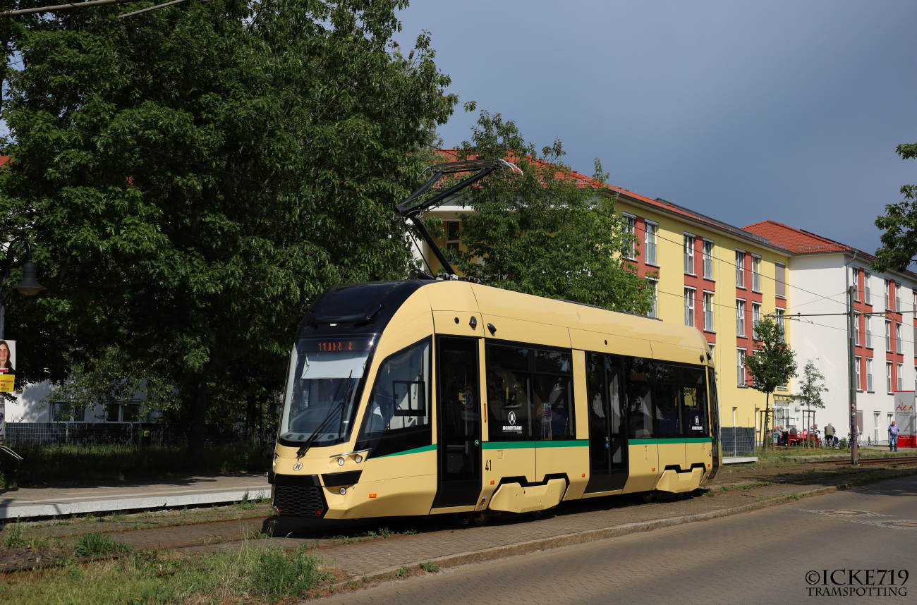 Вольтерсдорф, Modertrans Moderus Gamma LF 10 AC BD № 41; Вольтерсдорф — Юбилей: 111 лет Вольтерсдорфскому трамваю (19./20.05.2024)