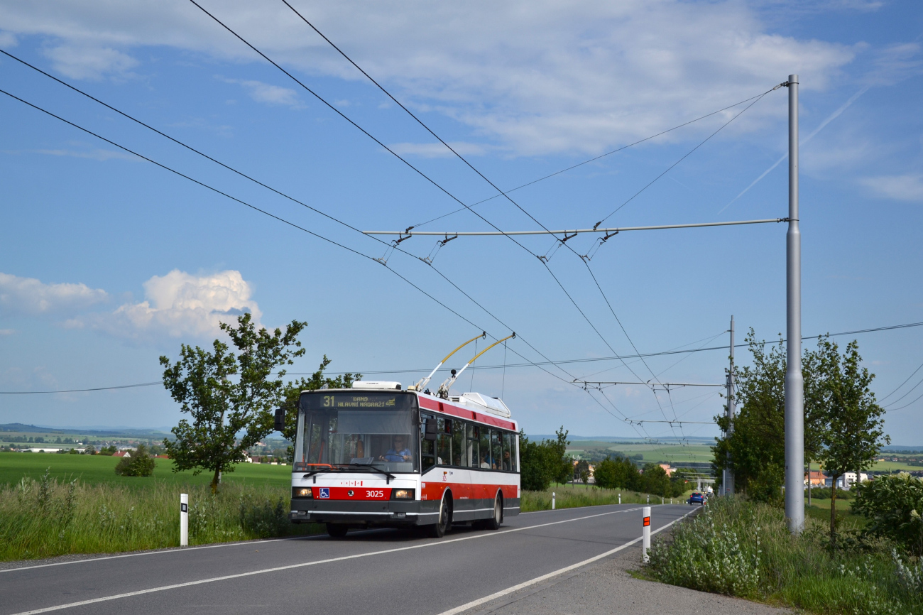 Брно, Škoda 21Tr № 3025