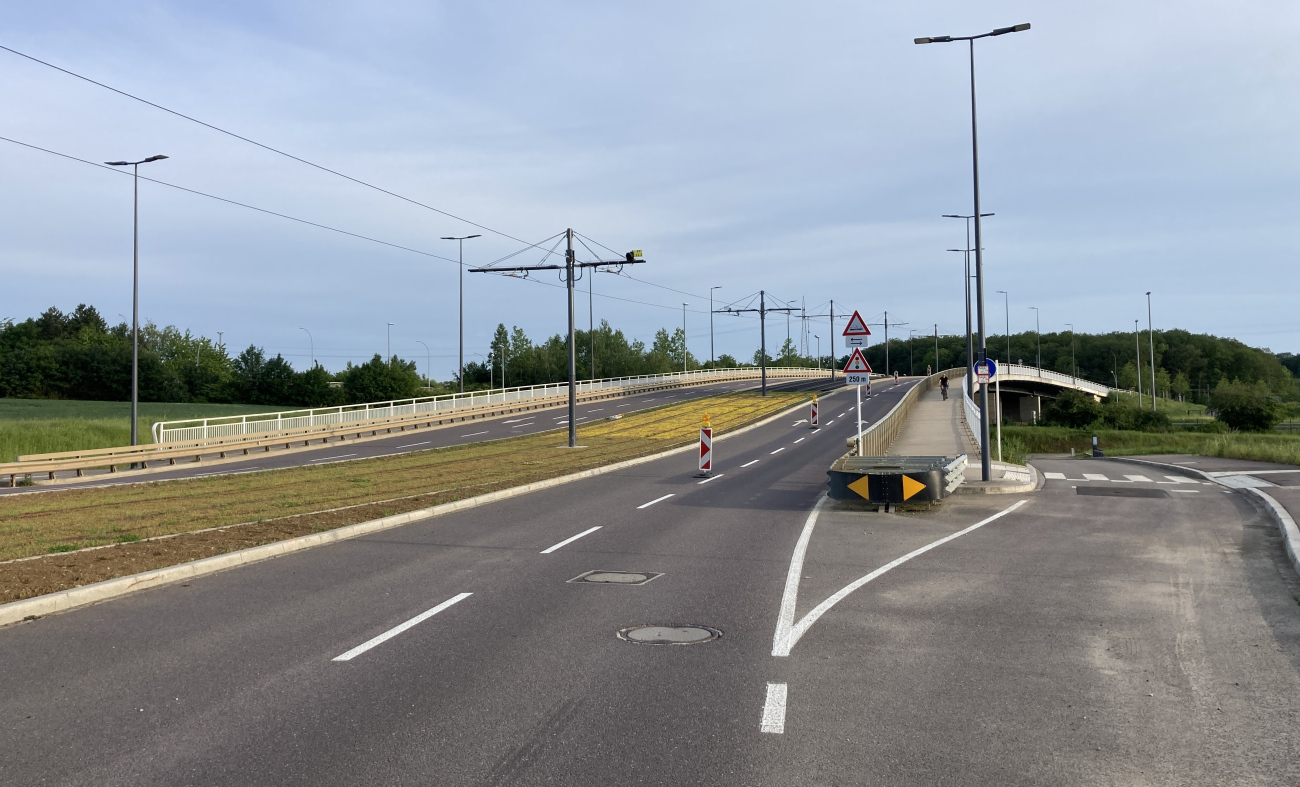 Luxembourg — Tramway Construction