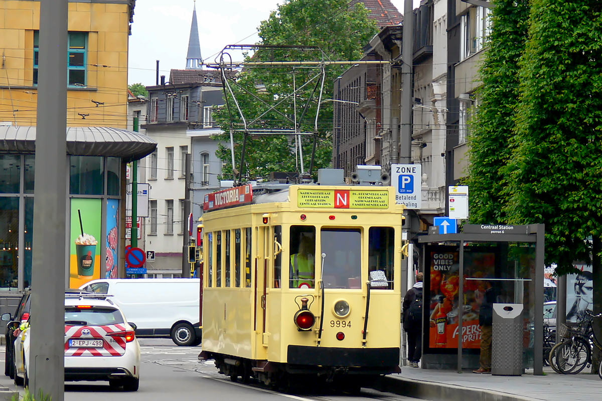 Антверпен, SNCV Standard деревянный моторный № 9994