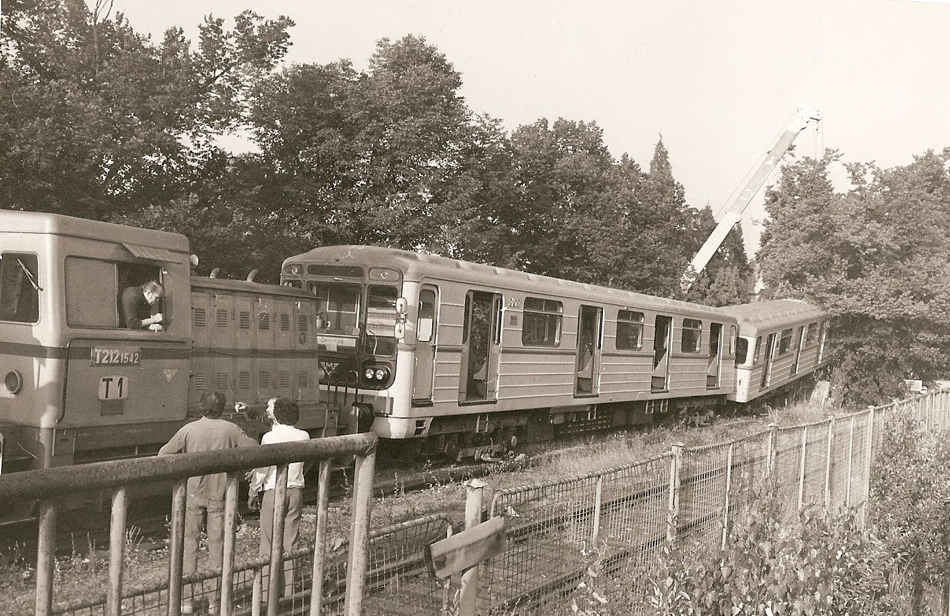 Prague, 81-717.1 № 2105; Prague, 81-717.1 № 2102; Prague — Metro: Depots and service lines; Prague — Metro: Miscellaneous photos