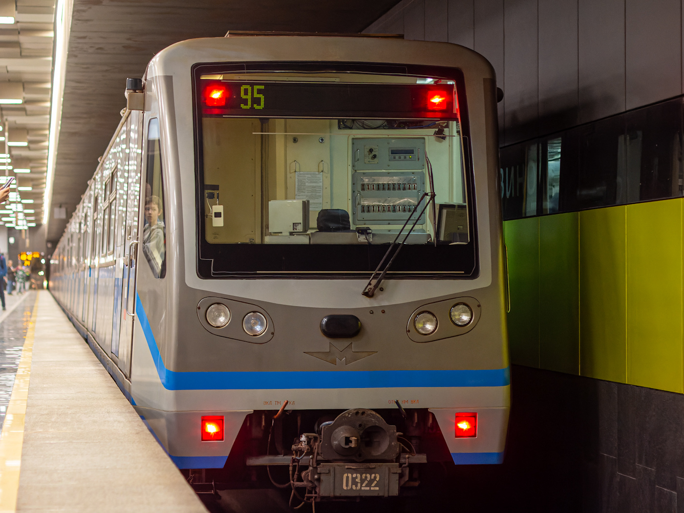 Moscow, 81-740.4 “Rusich” № 0322; Moscow — 89 year Moscow metro anniversary Parade on 18/05/2024 — 19/05/2024