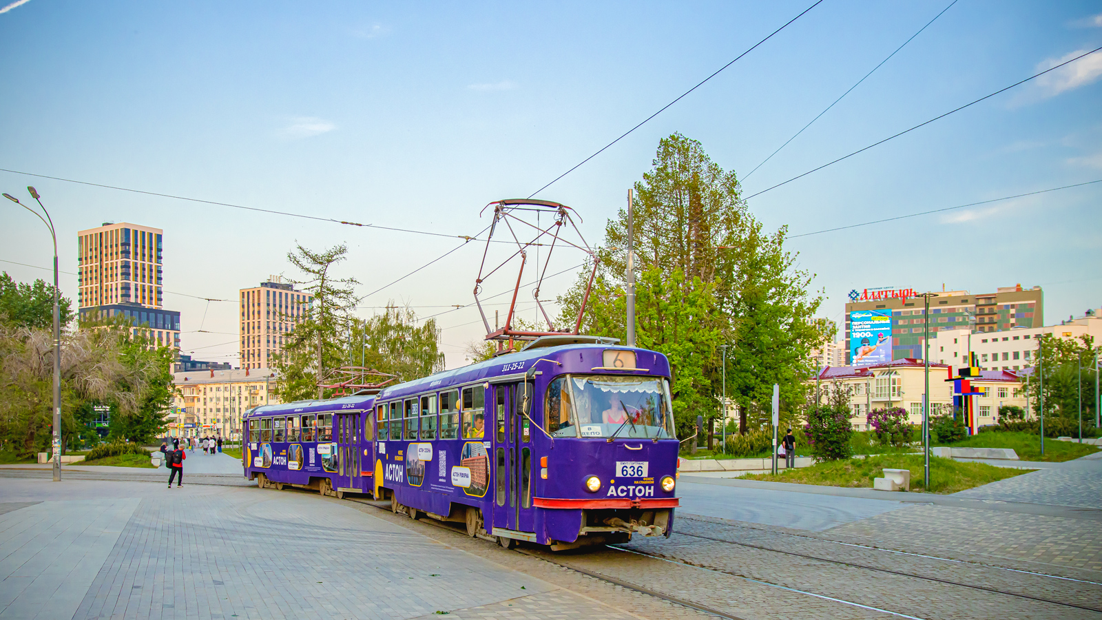 Екатеринбург, Tatra T3SU (двухдверная) № 636