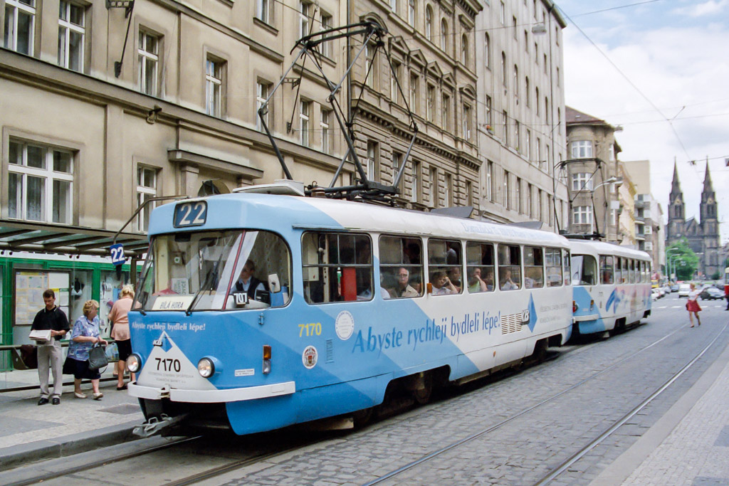 Прага, Tatra T3SUCS № 7170