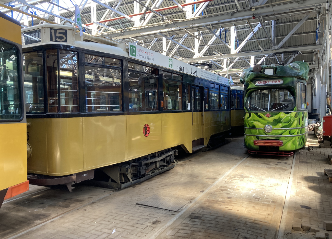 Роттердам, Четырёхосный моторный Werkspoor № 515; Роттердам, Werkspoor GT8 № 1628