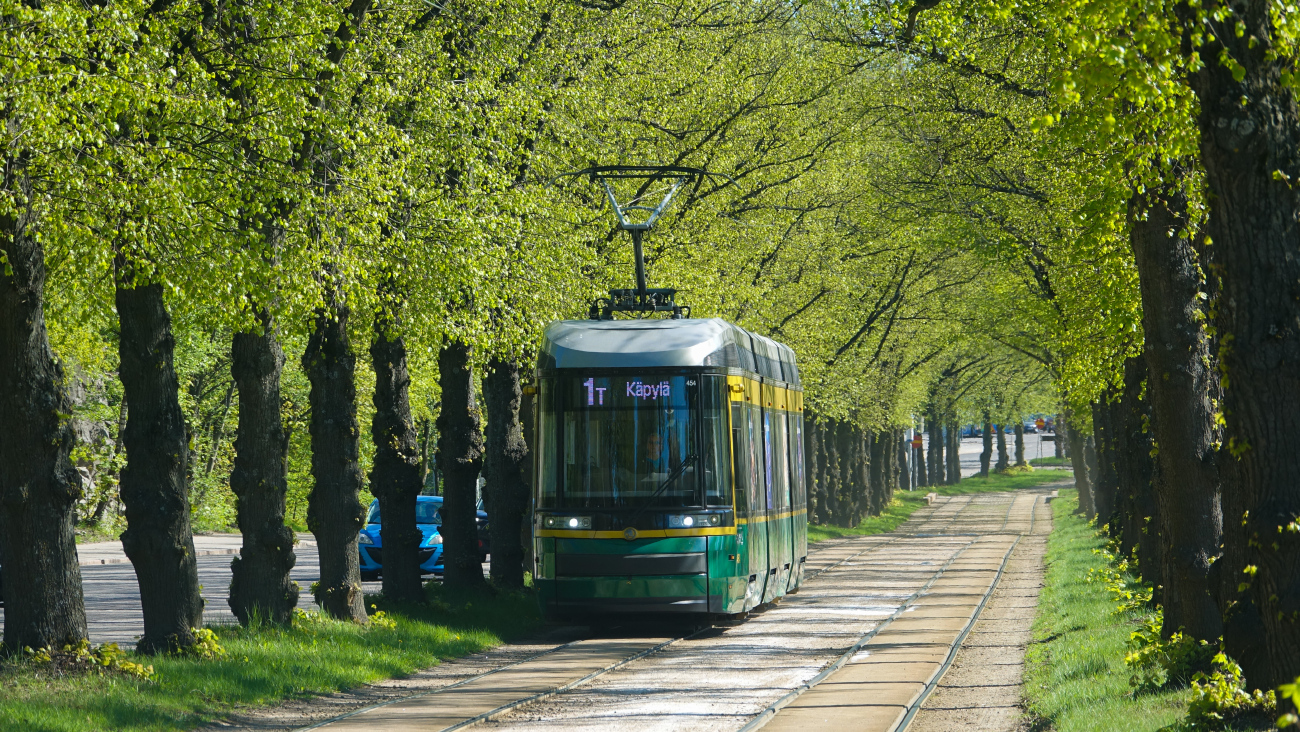 Хельсинки — Эспоо, Škoda ForCity Smart Artic MLNRV3 № 454