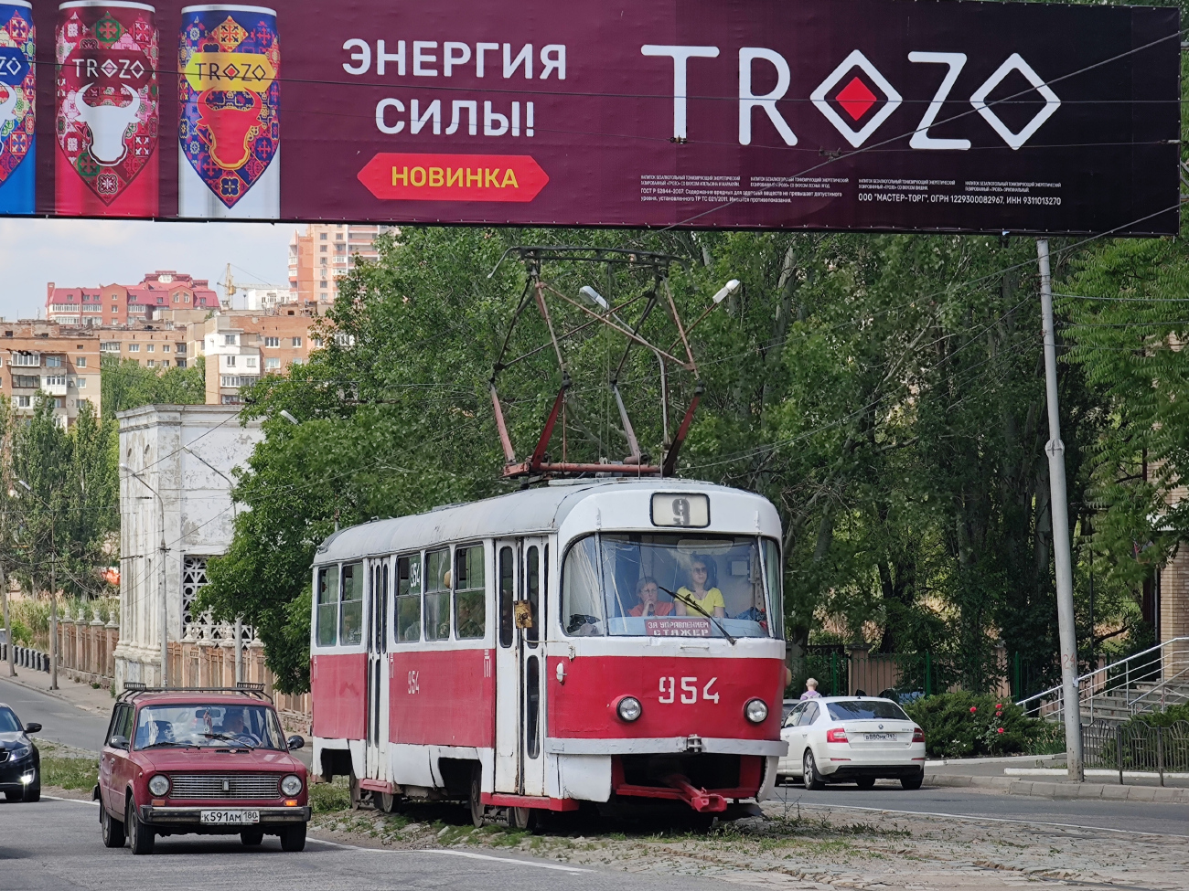 Донецк, Tatra T3SU № 954