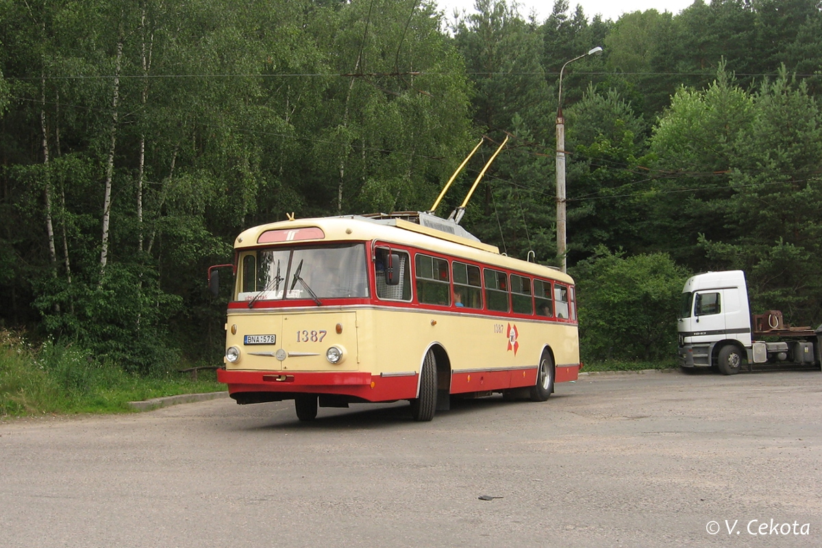 Вильнюс, Škoda 9TrH29 № 1387