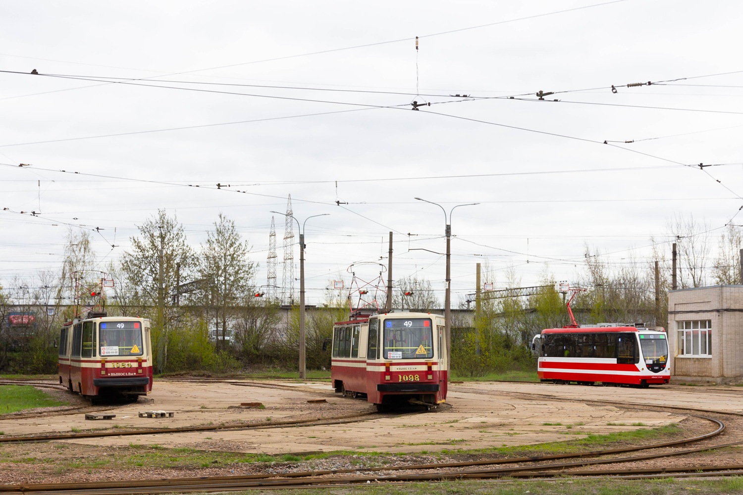 Санкт-Петербург — Конечные станции и разворотные кольца