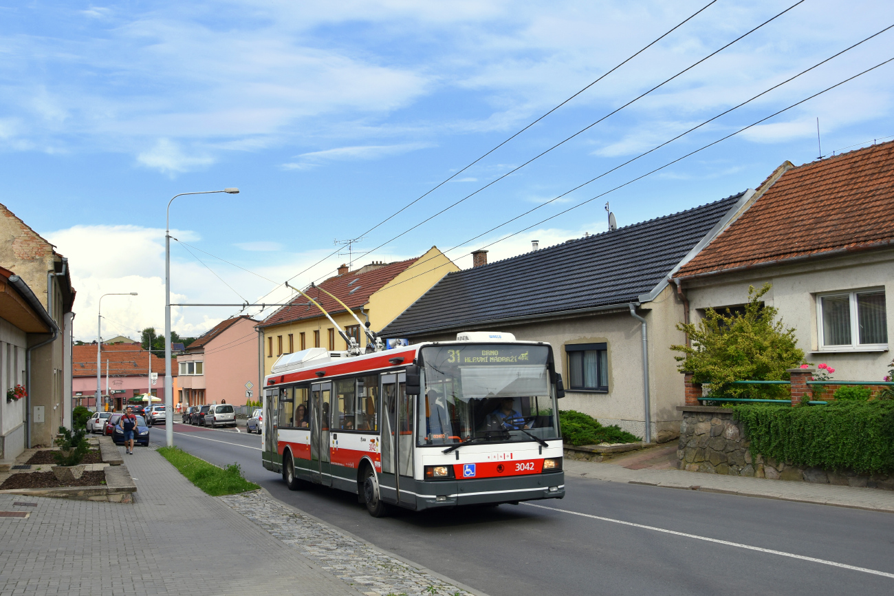 Брно, Škoda 21Tr № 3042