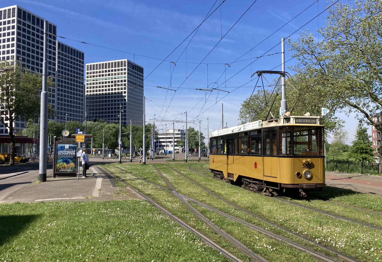 Роттердам, Четырёхосный моторный Beijnes № 565; Роттердам — Трамвайные линии и инфраструктура