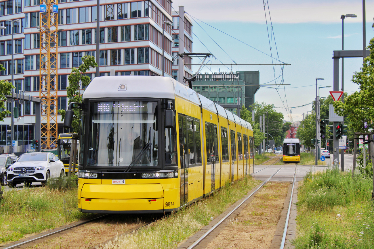 Берлин, Bombardier Flexity Berlin (GT8-08ZR/F8Z) № 9087