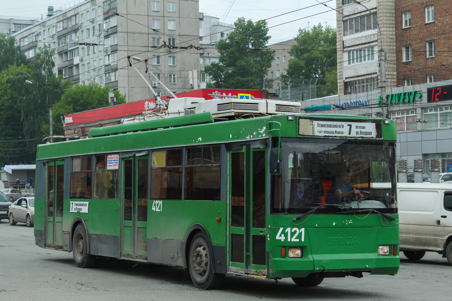 Новосибирск, Тролза-5275.05 «Оптима» № 4121