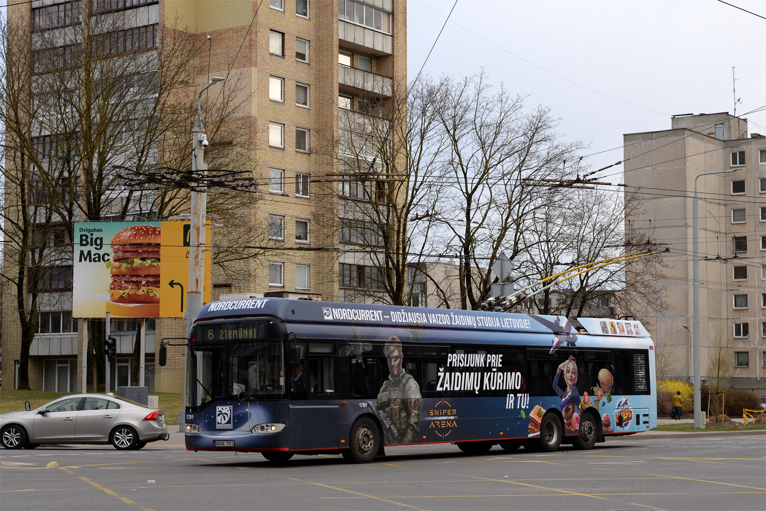 Vilnius, Solaris Trollino II 15 AC N°. 1701