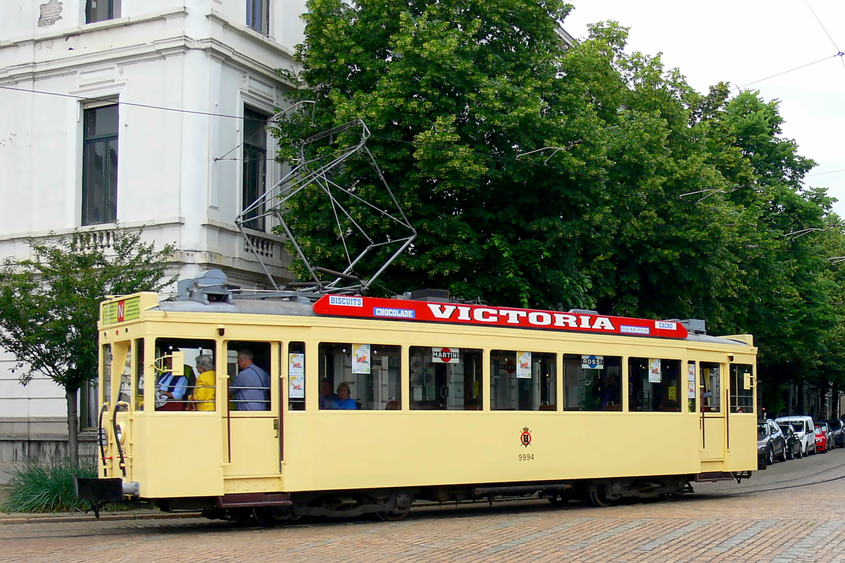Antverpy, SNCV Standard wooden motor car č. 9994