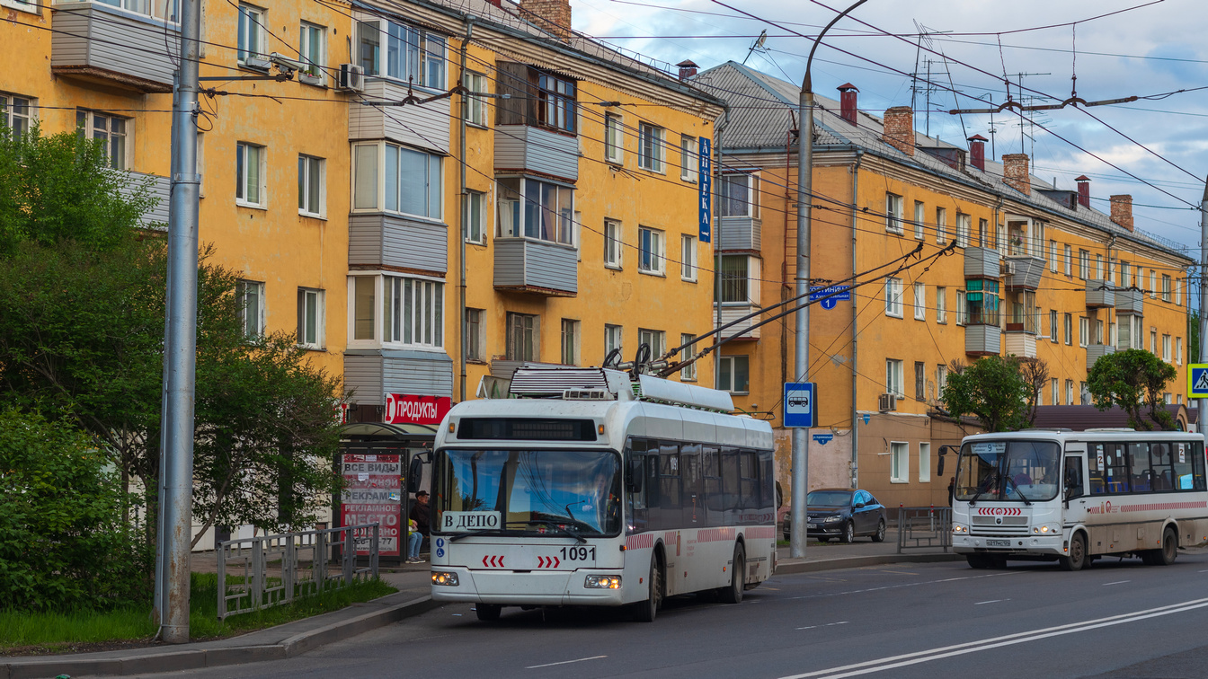 Красноярск, БКМ 321 № 1091