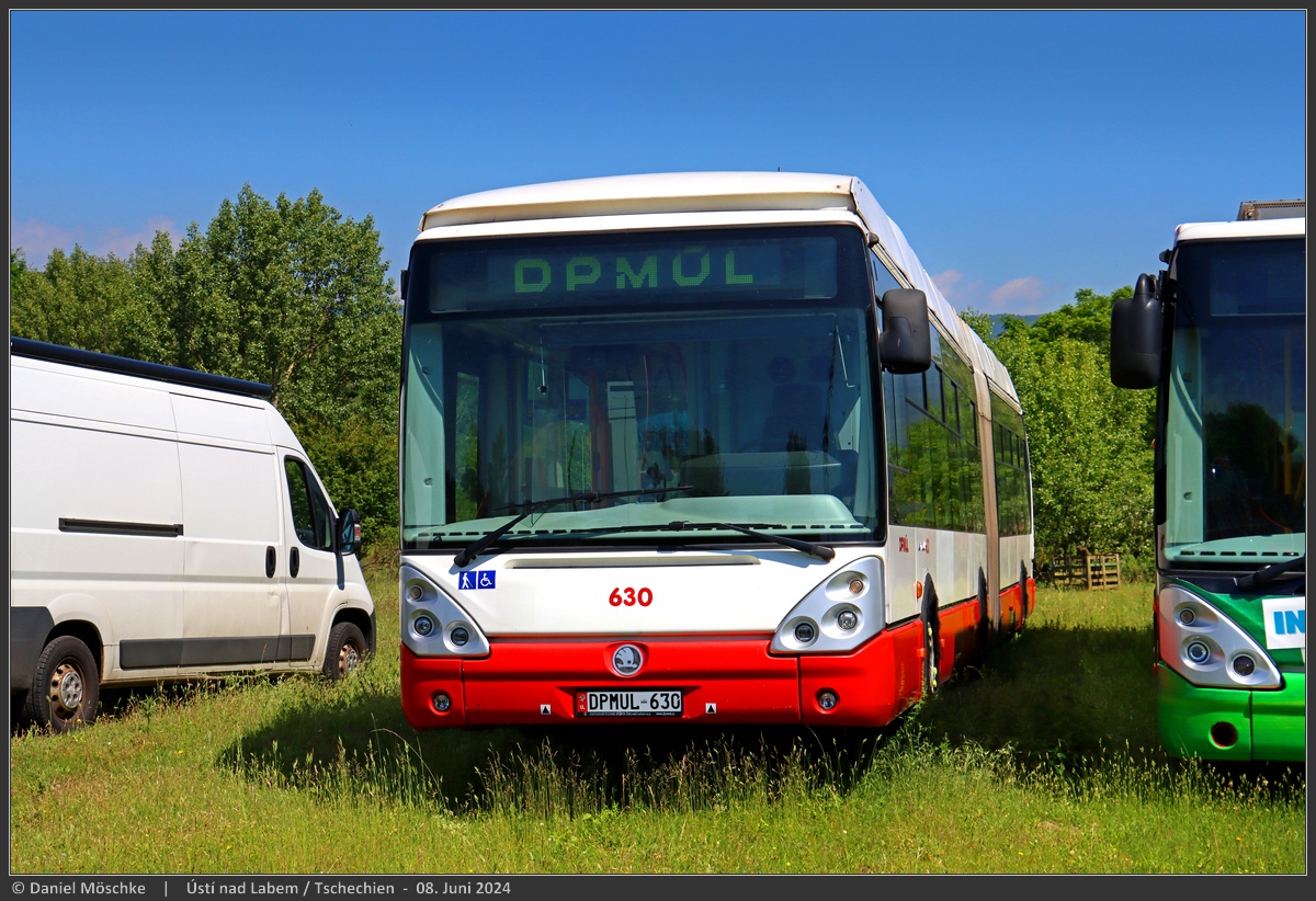 Усти-над-Лабем, Škoda 25Tr Irisbus Citelis № 630; Усти-над-Лабем — Детский день открытых дверей в депо 2024 (08.06.2024)