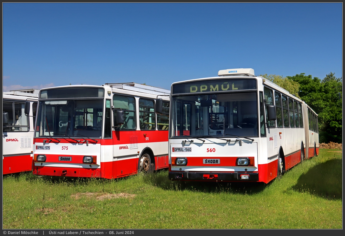 Усти-над-Лабем, Škoda 15Tr13/6M № 560; Усти-над-Лабем — Детский день открытых дверей в депо 2024 (08.06.2024)