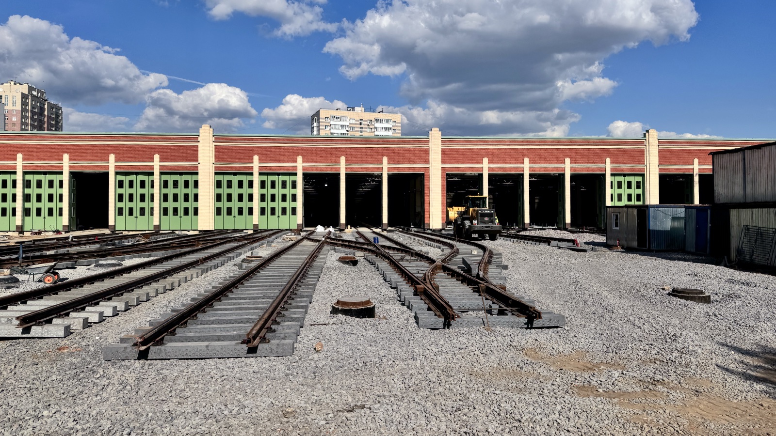 Moscova — Reconstruction of the Apakov tramway depot Moscova — Reconstruction of the Apakov tramway depot