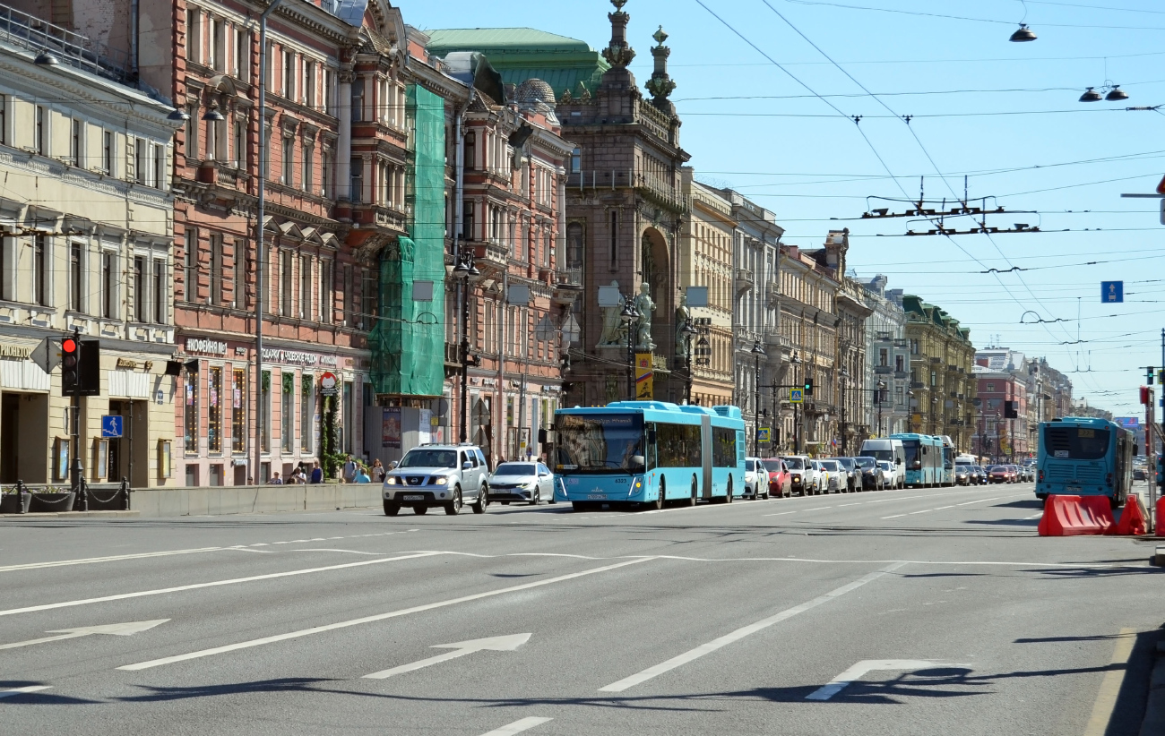 Saint-Petersburg — Trolleybus lines and infrastructure