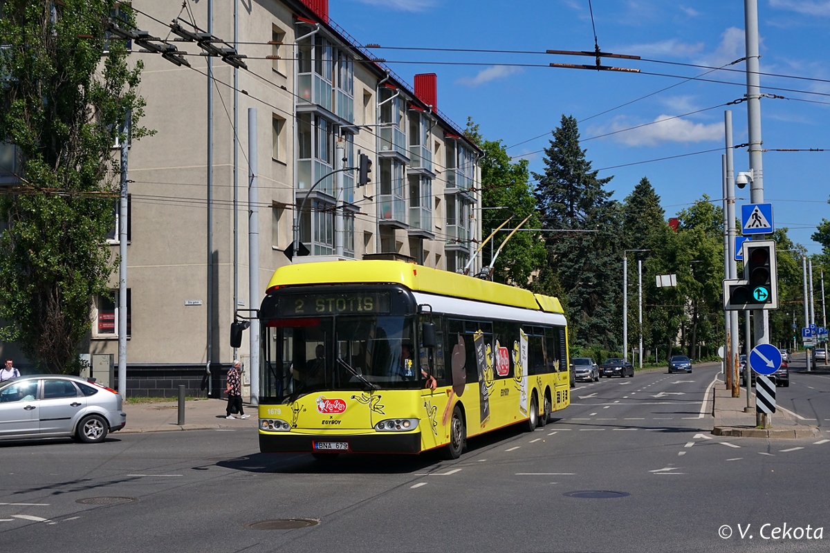 Vilnius, Solaris Trollino II 15 AC № 1679