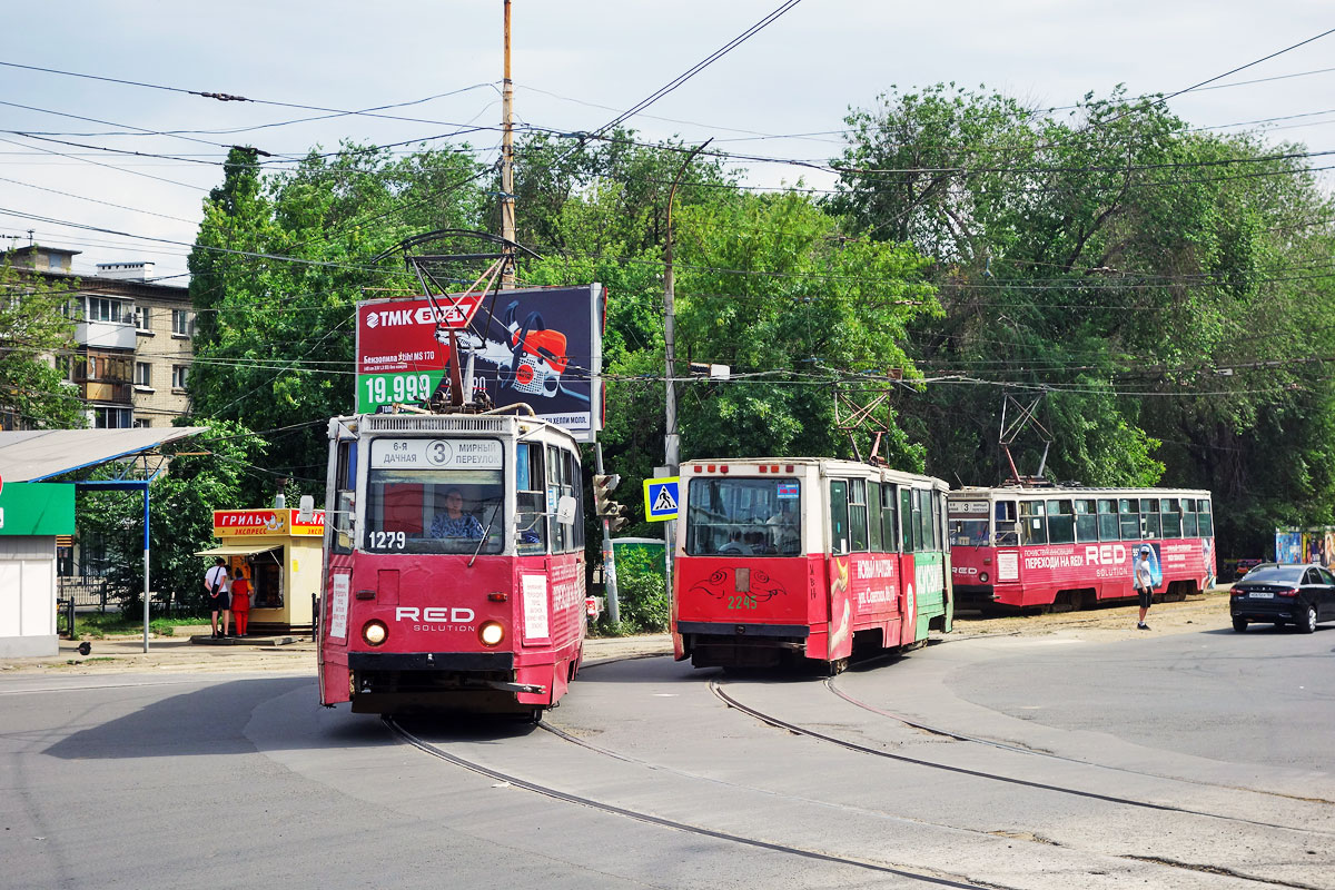Саратов, 71-605 (КТМ-5М3) № 1279; Саратов, 71-605 (КТМ-5М3) № 2245