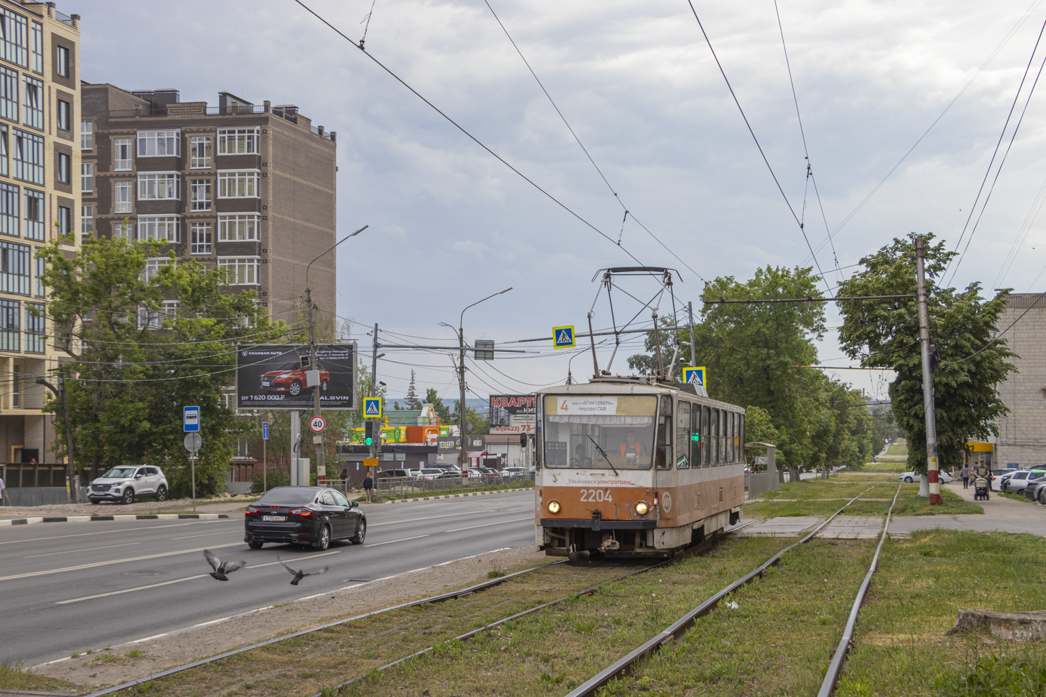 Ульяновск, Tatra T6B5SU № 2204; Транспорт и животные