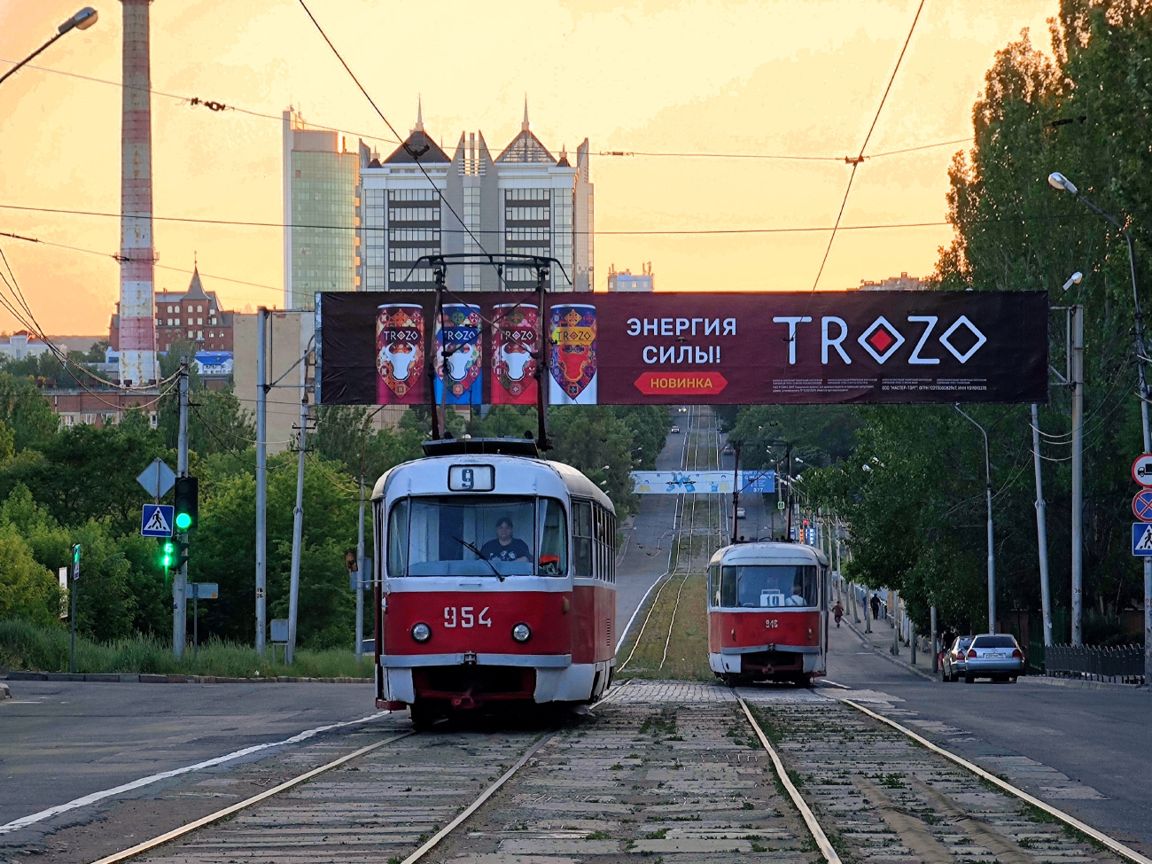 Донецк, Tatra T3SU № 954